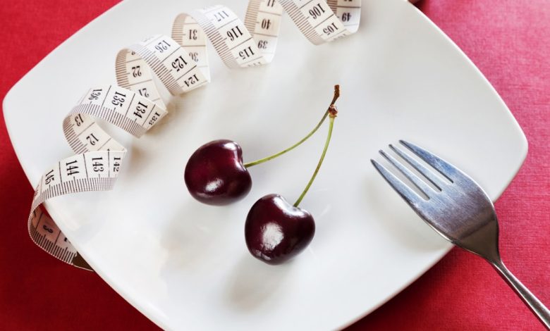a plate with food and a fork
