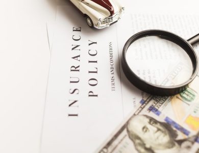 a magnifying glass sitting on top of a piece of paper